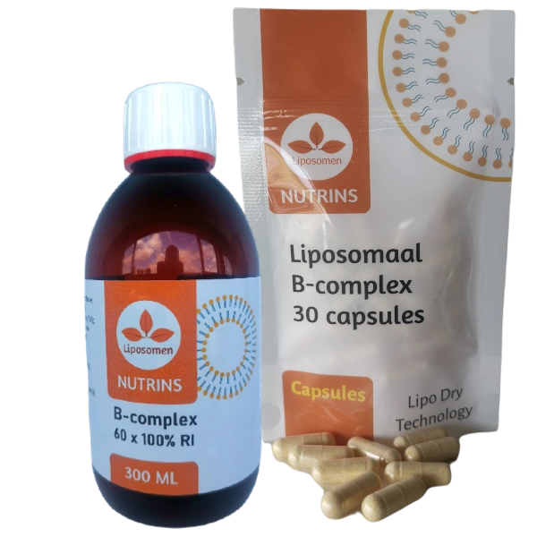 vitamine B-comlex vloeibaar en capsules